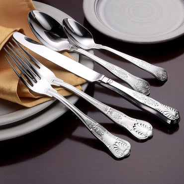 Liberty Tabletop Sheffield 65 Piece Flatware Set for 12 Made in USA