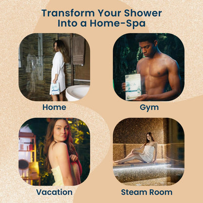 Body Restore Shower Steamers Aromatherapy 15 Pack - Birthday Gifts for Women, Men, Travel Essentials, Stress Relief, Relaxation, Self Care, Bath Bombs - Citrus