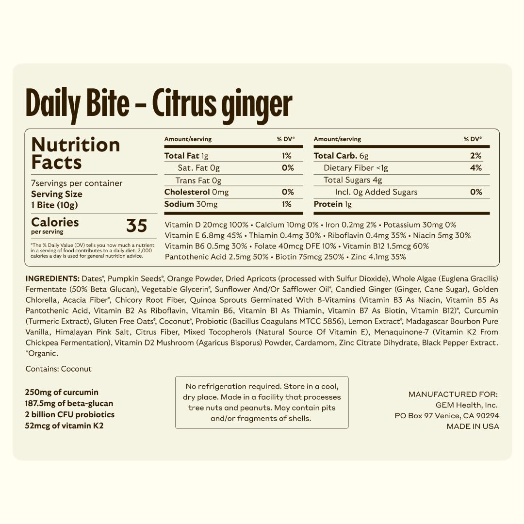 GEM Cognition Bundle - Natural Brain Health Supplement for Focus, Memory, Stress Support & Relaxation | with B-Vitamins, Magnesium, Turmeric & Adaptogens | Plant-Based Whole Food Vitamins, Vegan