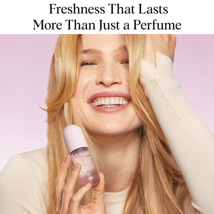 Kitsch Sheer Violet Hair Perfume for Women - Hair Spray & Body Mist - Clean, Deodorizing & Patented Odor-Eliminating Technology - Freshen Hair, Body & Pillows - Raspberry, Soft Musk Scent - 50ml