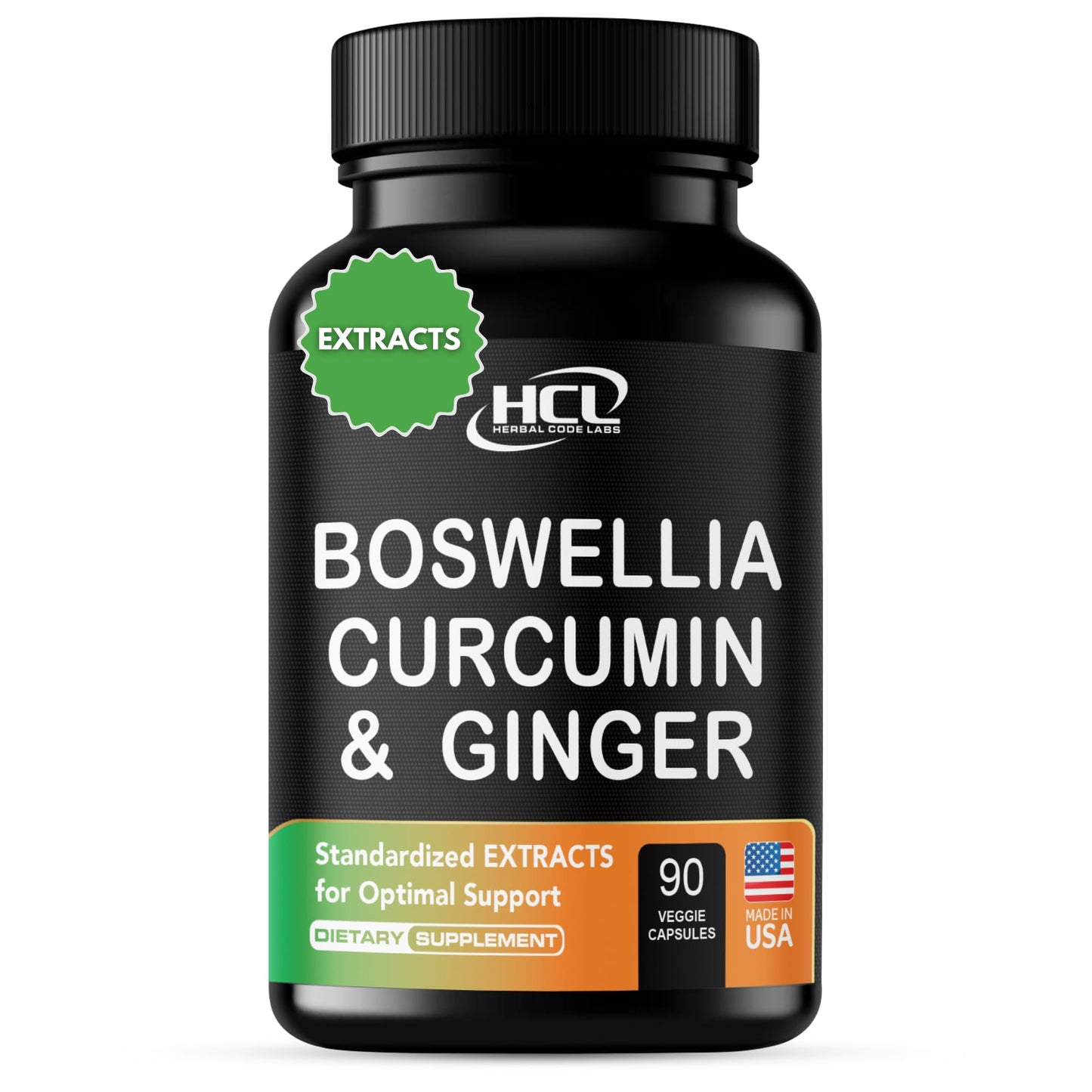 Boswellia Curcumin Ginger Extracts Supplement – Strong 95% Curcuminoids Natural Support Pills for Mobility & Flexibility – Extra Strength Boswelia with Turmeric Curcumin Organic Ginger Supplement