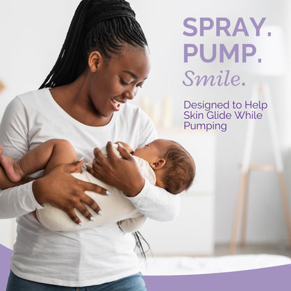 CoBoo Pumping Spray 2 Fl Oz | Organic Skin Lubricant for Breast Pumping | Pump Flange Spray for Breast Shields | Vegan & Lanolin Free, Made in USA | Helps Sore Nipples & Clogged Milk Ducts
