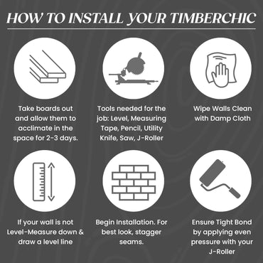 Timberchic 100% Wood Wall Planks - Made in USA - Peel-and-Stick Panels for Interior Decor - DIY Adhesive Wall Panels, Golden Oak (3" x 10 Sq Ft)