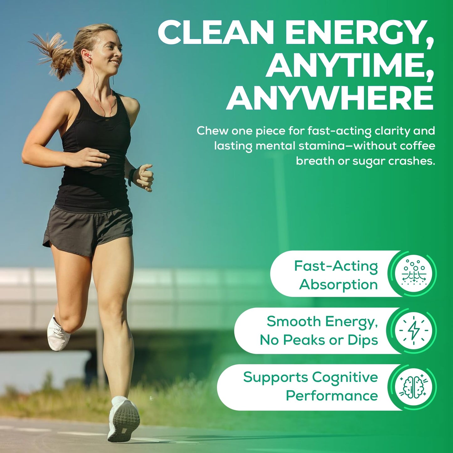 Uplife Energy + Focus Mints 60 Pieces – Fast-Acting 40 mg Caffeine Mint with 80 mg L-Theanine + Niacin Vitamin B3 & B12 + Sugar-Free & 100% Vegan – Caffeine Mints for Natural Energy Boost & Freshness