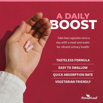 ForestLeaf D Mannose Supplements for Women & Men - D-Mannose 1000mg Capsules with Cranberry, Hibiscus & VIT C - DMannose Pills for UTI, Urinary Tract & Bladder Support - 120 Caps