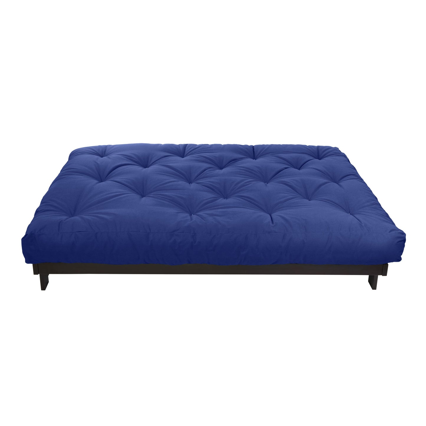 Mozaic Full Size 8-inch Cotton Twill Gel Memory Foam Futon Mattress, Blue