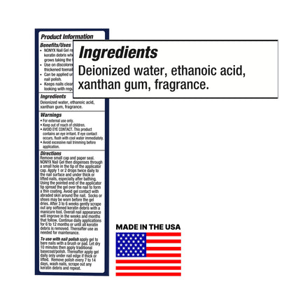 NONYX Nail Clarifying Gel | Clinically Proven for Discolored and Damaged Toenails | Restores the Appearance of Thick, Brittle, Yellow or Lifted Nails | Effective Nail Care Treatment | Made in the USA