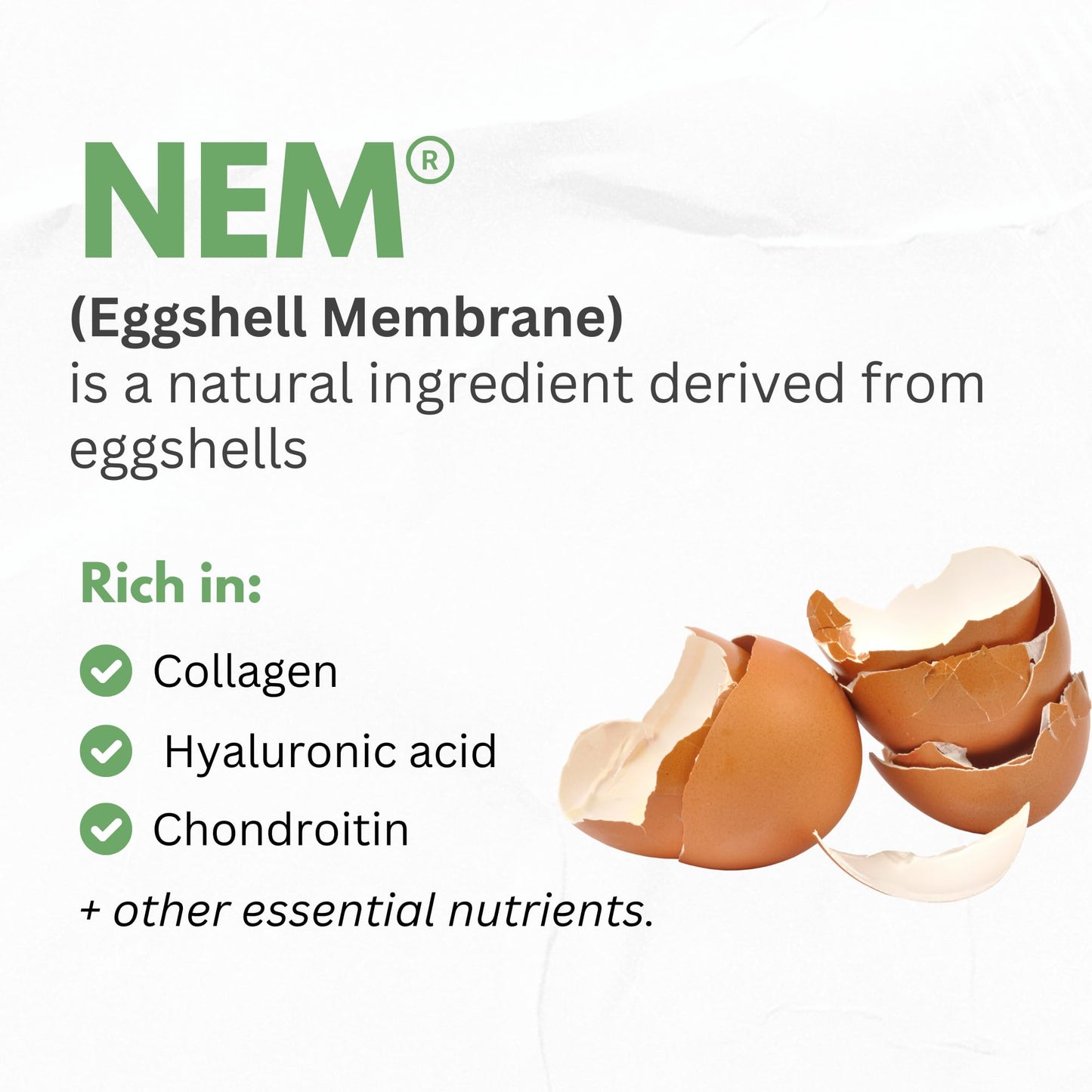 Turmeric Curcumin 95% Extract & Collagen Capsules - NEM Promotes Knee Comfort & Flexibility - Eggshell Membrane w Naturally Occurring Glucosamine Chondroitin Hyaluronic Acid- Made in USA