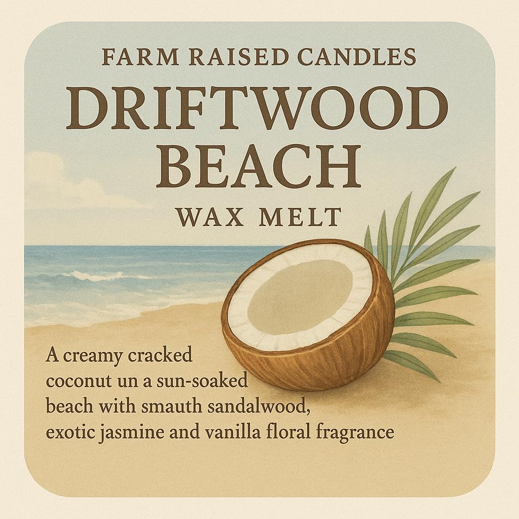 Spring Soy Wax Melts - Made in America - Designer Variety 5 Pack - 16 Ounces - Lakeside, Vanilla Woods, Driftwood, Blue Waters, Wine Cellar - Hand Poured, Pet Safe, Phthalate-Free, USA Made