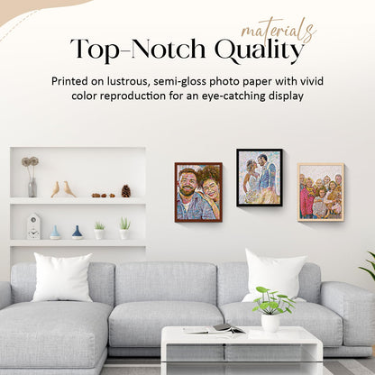 Custom Image Poster Personalized - Your Image to Art Print - Choose Your Style, Framed or Unframed, Wall Decor - Premium Luster Paper - Personalized Gifts for Family, Couples, Pets, & Friends - Made in USA
