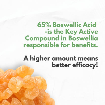 HCL HERBAL CODE LABS Boswellia Serrata Extract Capsules 65% Boswellic Acid 700mg Equal to 7000mg Resin Powder, Extra Strength & Superior Absorption, 6 Month Supply 180 Vegan Capsules Non-GMO