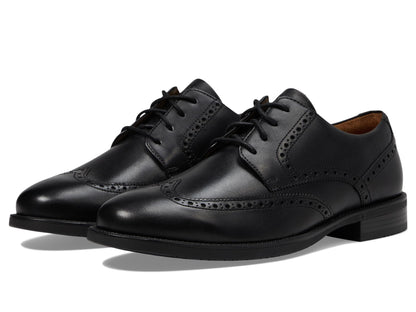 Cole Haan Men's Bedford Wingtip Oxford, Black, 10.5