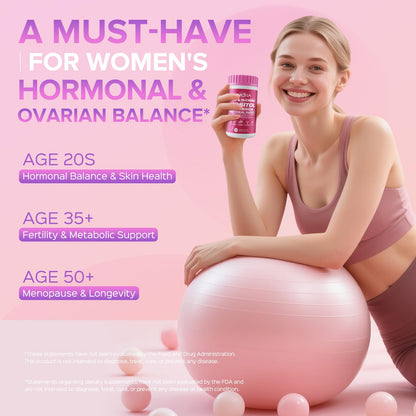 TIMORA 14-in-1 Myo-Inositol & D-Chiro Inositol Supplement for Women, Targeted 40:1 Ratio Plus Folate (5-MTHF) for Regular Cycles, Hormone Balance & Ovarian Support with KSM66 Ashwagandha, Vitamins D3