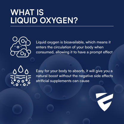 ENERGI Liquid Oxygen Drops, Improves Strength & Boost Oxygen and Energy Levels, Encourages Athletic Performance and Oxygen Boost, 4oz Bottle, 190 Servings