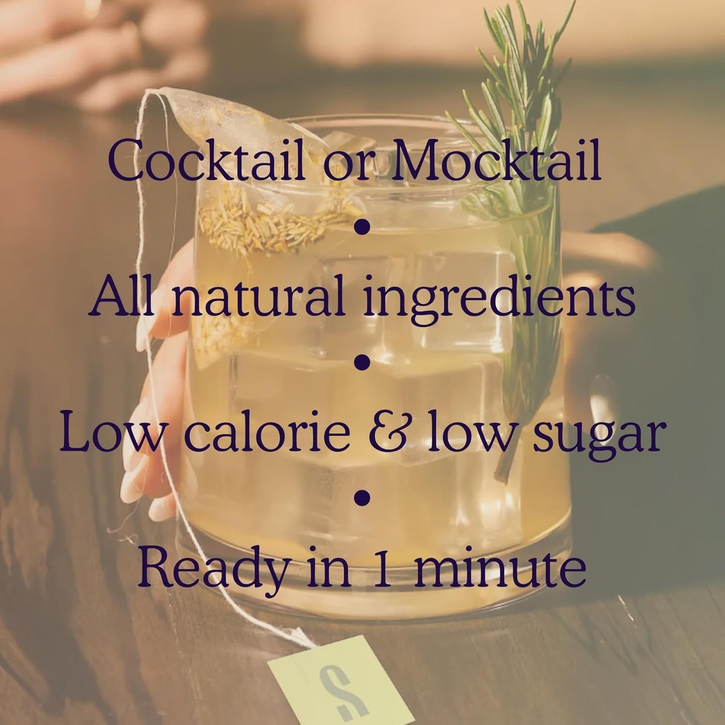 SAYSO Spicy Margarita, Cardamom Paloma, and Hibiscus Cosmopolitan (Skinny) & Honey Rosemary Moscow Mule Cocktail Mix Variety Pack | (Low-Calorie & Low Sugar Cocktail Tea Bags), 8-Pack Assorted
