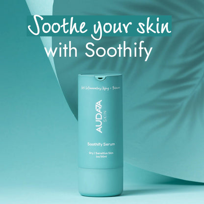 AUDAJA Soothify Vitamin C & E Face Serum – 10% Tetrahexyldecyl Ascorbate + 1% Tocopherol + Squalane | Anti-Aging Antioxidant Serum for Radiance, Hydration & Skin Repair | Made in USA, Cruelty-Free