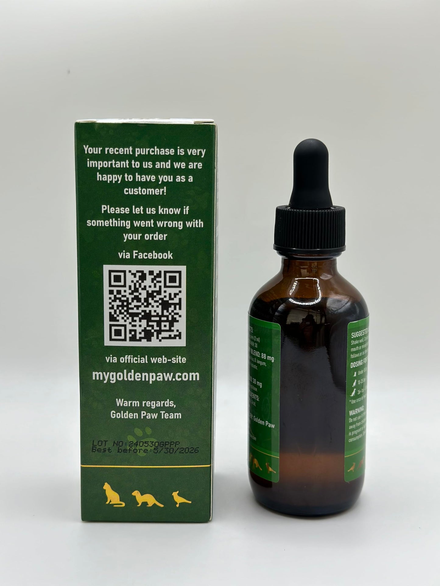 Liquid Probiotics for Dogs & Cats of All Ages | Dog Probiotics to Provide Digestion Balance | Prebiotic Blend for Harmonious Food Absorption | 3 Billion CFU | Herbal Flavor | 2 Oz