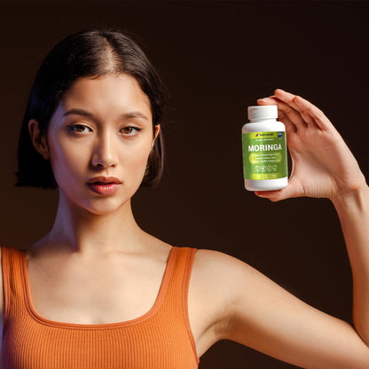 HARMONIFY Moringa Capsules - Pure Moringa Powder Supports, Joint Comfort & Healthy Energy Levels 120 Capsules - Made in USA, Gluten Free Supplement, GMO Free