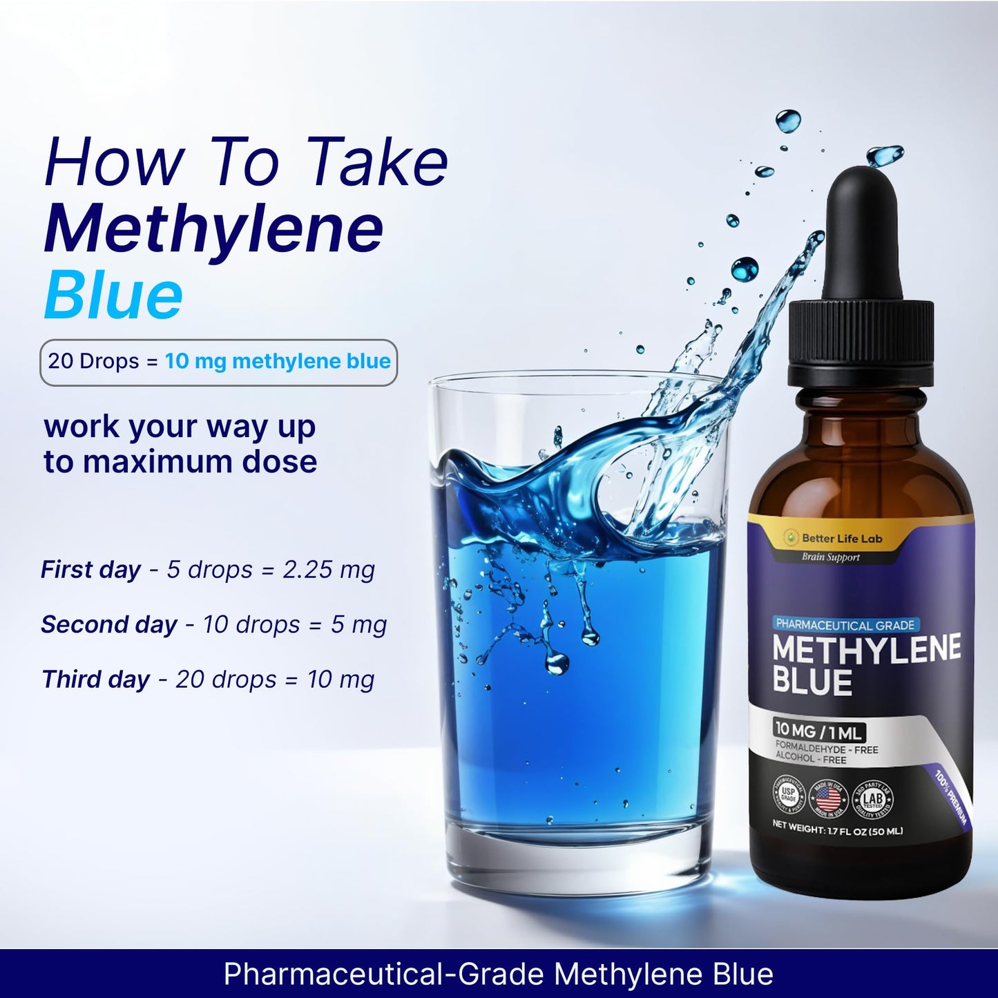 Methylene Blue Capsules & Tinctures Bundle Pack – Cognitive Support & Cellular Energy Boost