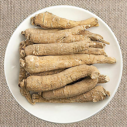ENG Premium Jumbo Root -American Wisconsin Ginseng,4oz/Box Organic Panax Ginseng Supplement for Men & Women, Hand Selected Jumbo Root to Boost Immunity & Energy, for Tea & Soup (Pack of 2)