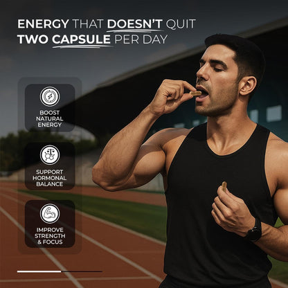 DR. SUNSHINE Forged 14 in 1 Shilajit for Men, Natural Energy, Men's Vitality Complex, Strength & Endurance Support with Fenugreek, Ashwagandha, Tongkat Ali, & More - 2 Month (120 Capsules)