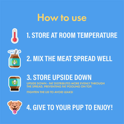 Visionary Pet Foods Duck Meat Spread - Healthy Dog Treat - Alternative to Dog Peanut Butter, Xylitol Free, No Sugar and Filler Free - Use on Lick Mat, Food Mixer, Pill Pockets - 12oz Jar