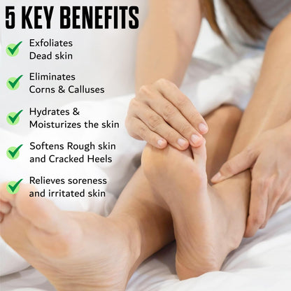 Tea Tree Oil Balm – Moisturizer for Dry Cracked Feet – Instantly Hydrates & Soothes Irritated Skin & Athlete's Foot – Best Care for Women and Men – Made in USA