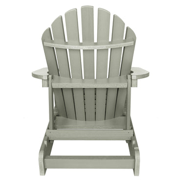 highwood Hamilton Made in The USA Folding and Reclining Adirondack Chair, Adult, Eucalyptus