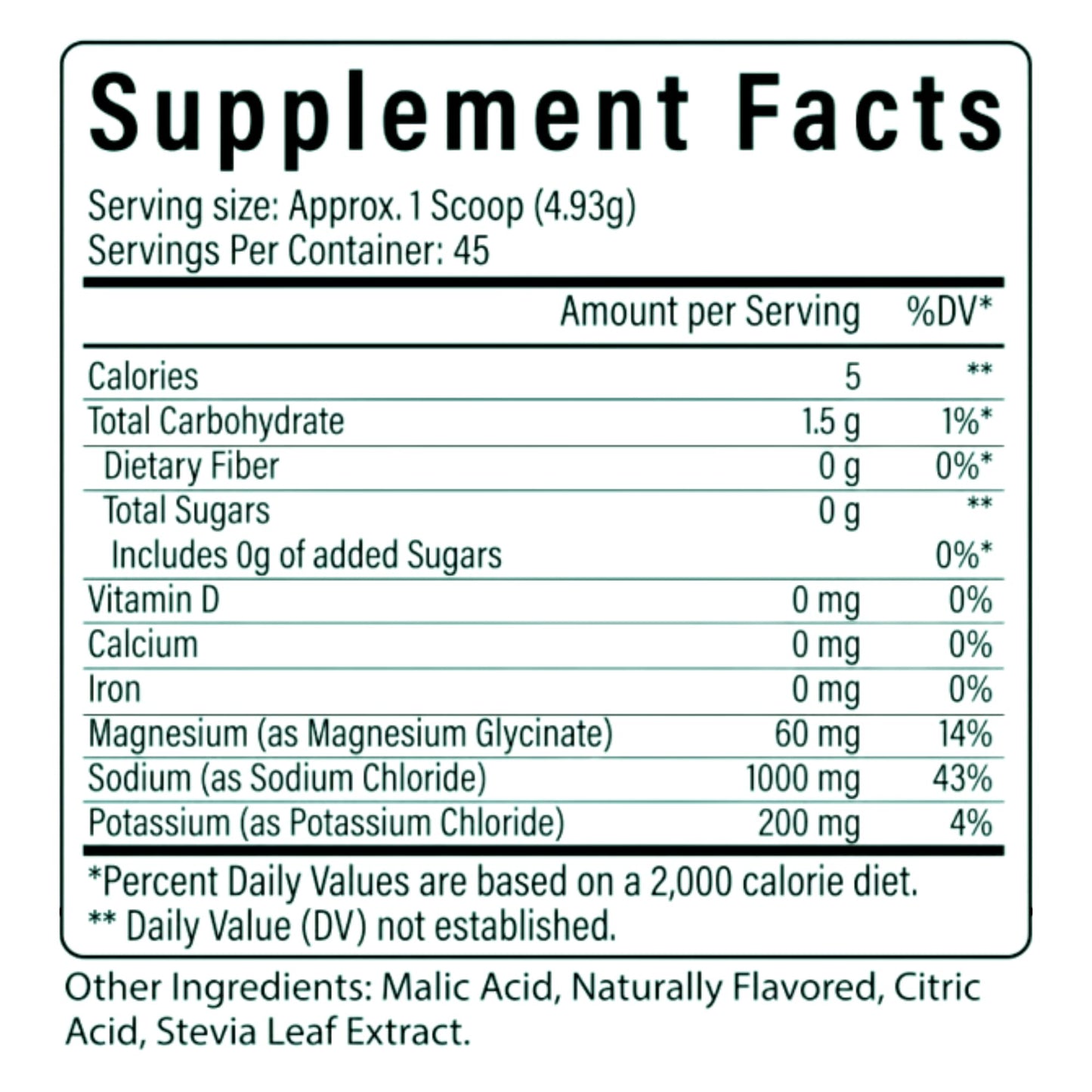 Hydrate Pro Clinical-Grade Electrolyte Powder | 1000mg High-Sodium Formula | POTS & Dysautonomia Support | Sugar-Free | 45 Servings (Fruit Punch)