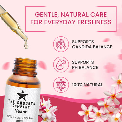 Yeast Essential Oil - Intimate Support for Women - Made in USA (15 mL)