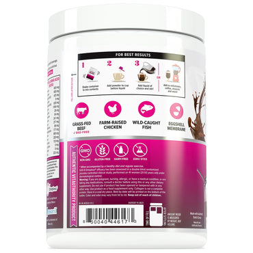 Vitauthority Collagen Peptides Powder Weight Loss Supplements | Hydrolyzed Beauty Complex for Women, Hair Skin Nails | Fat Burning Support | Chocolate Flavored 25 Servings