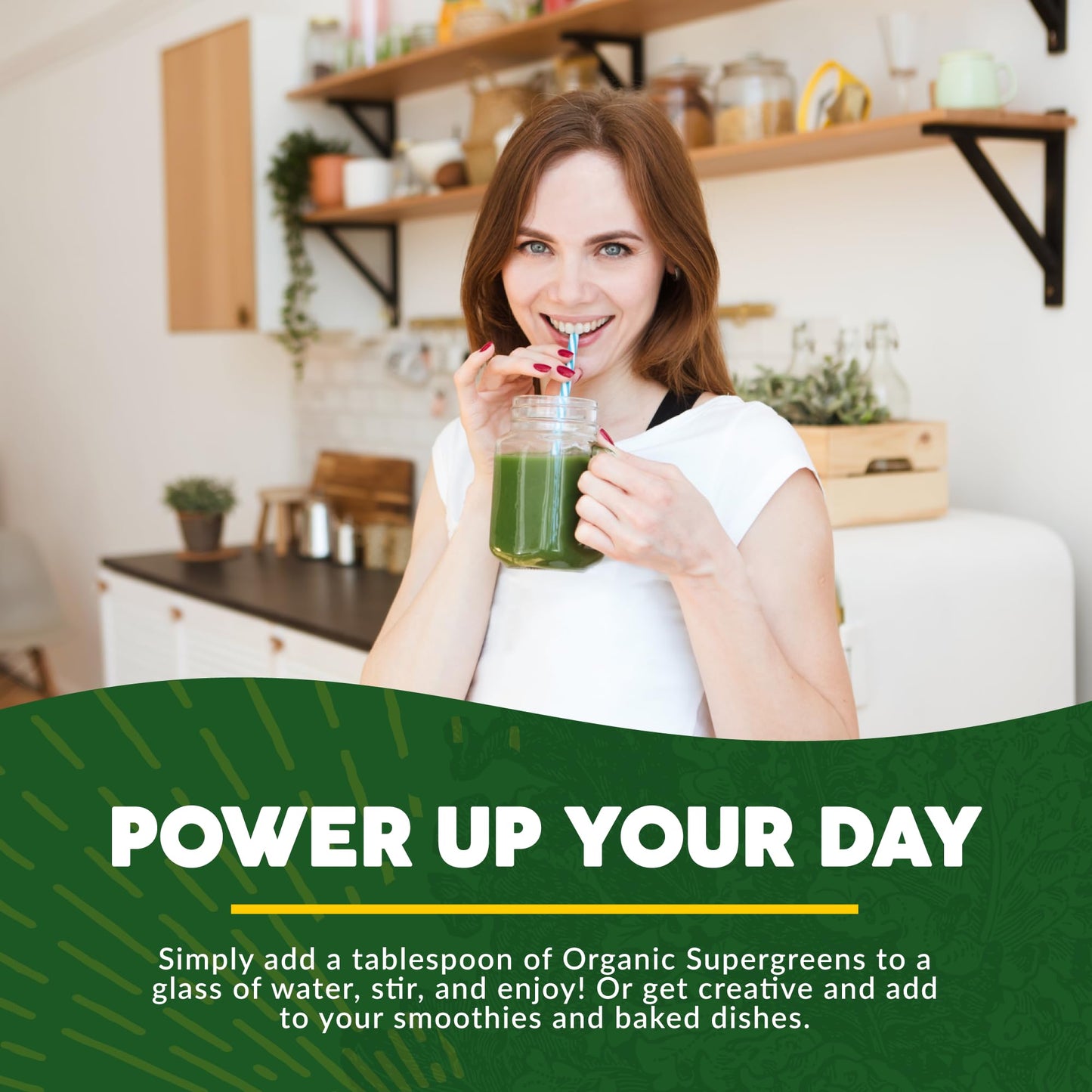Paleovalley Organic Supergreens Powder - 23 Superfoods with Prebiotic Fiber for Energy and Immunity Support - No Cereal Grasses for Maximum Absorption - Tropical, 30 Servings
