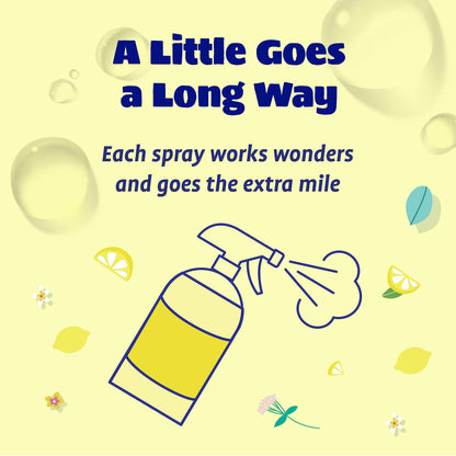 Originally Yellow Lemon Vinegar All Purpose Cleaning Spray | Distilled Cleaning Vinegar For Every Room In the House | Plant-Derived All Purpose Cleaner | Living Room, Bathroom, & Kitchen | 3 Pack