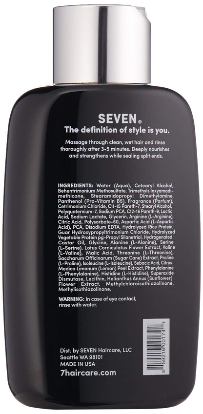 SEVEN Haircare KENTE BOND Conditioner for Split Ends + Damaged Hair, Sulfate Free, Cruelty Free with Amino Acid Complex, Guar Gum & Pro Vitamin B5 for Men & Women, Made in USA, 10 oz