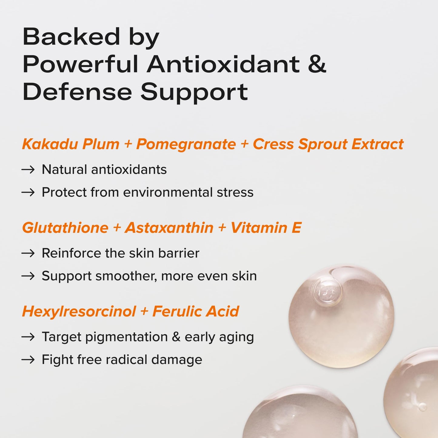 serum junkie BRIGHTEN 15% Stabilized Vitamin C Serum with Glutathione, Ferulic Acid, Hexylresorcinol, Kakadu Plum, Vitamin E, Brightening, Glowing Skin, Anti-Aging 1 fl oz