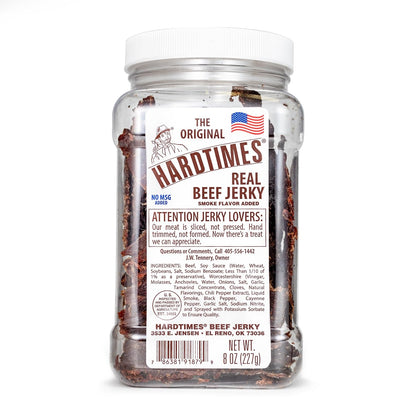 Hardtimes Handcrafted Beef Jerky - Original Flavor - 8 oz. Bag