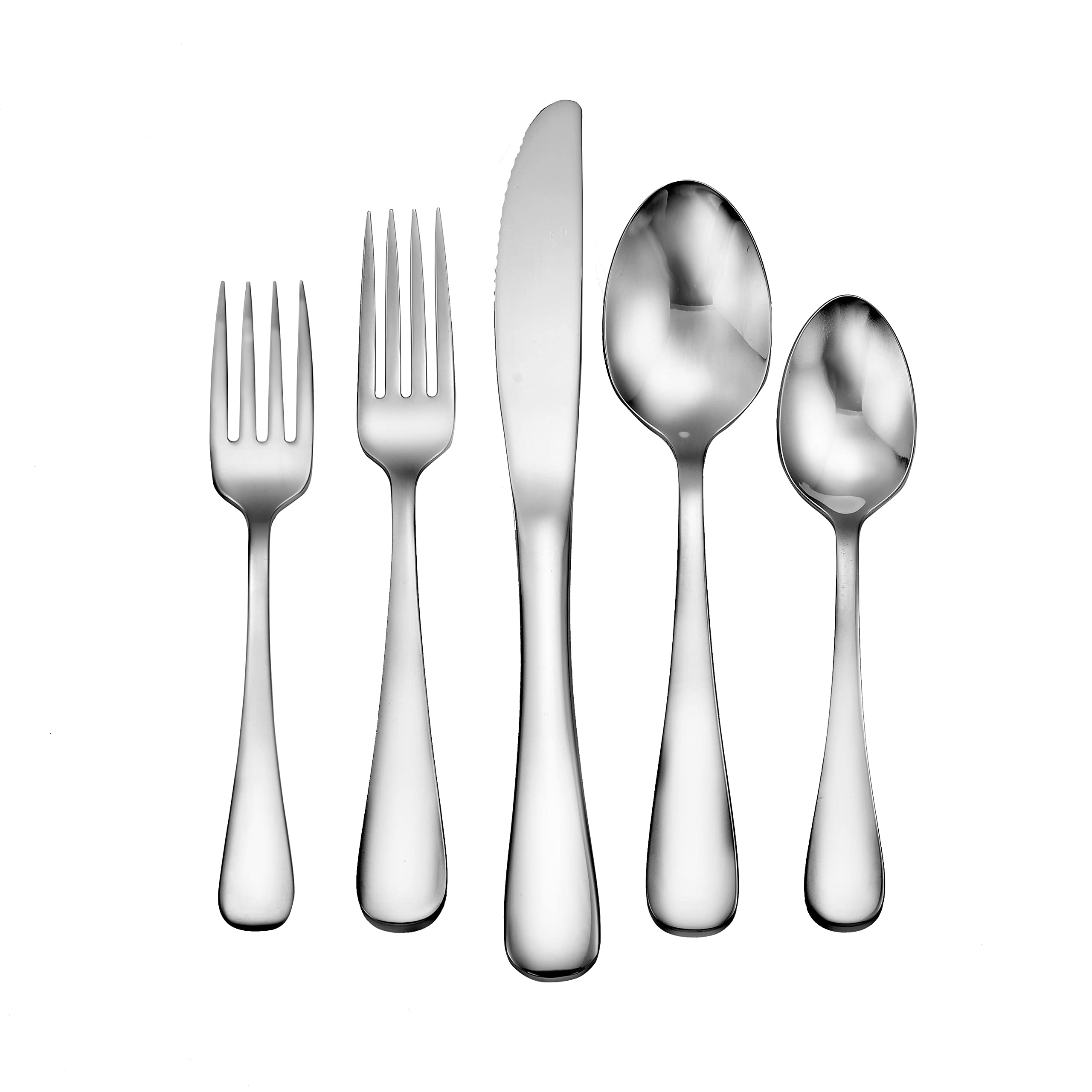 Silverware Only Liberty Tabletop Patriot 60 Piece Silverware Set Service for 12 Silver ...