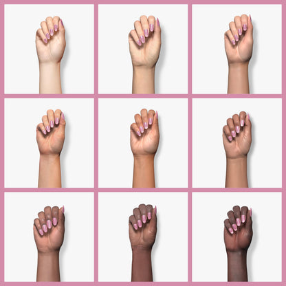 duri Nail Polish, 409 Ice And Desire, French Manicure Light Lavender Pink, Sheer Coverage, Fast Drying, 0.45 Fl Oz