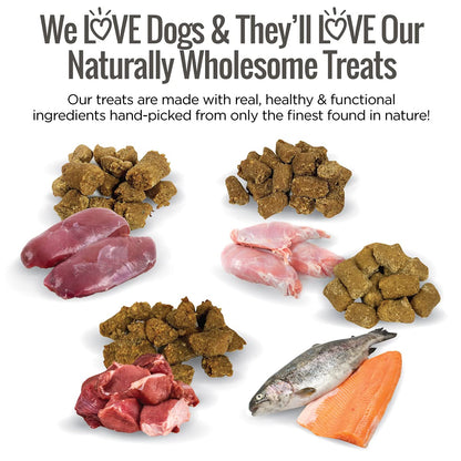 Smart Cookie All Natural Soft Dog Treats - 4 Flavor Variety Pack (5oz Each) - Healthy Dog Treats for Dogs & Puppies with Allergies, Sensitive Stomachs - Chewy, Grain Free, Made in USA