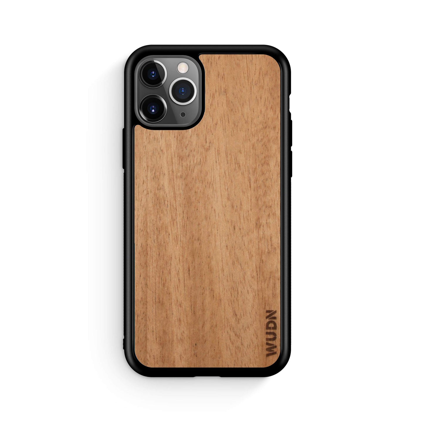 WUDN Custom Wooden Phone Case (Custom Mahogany) Compatible with iPhone 11 Pro