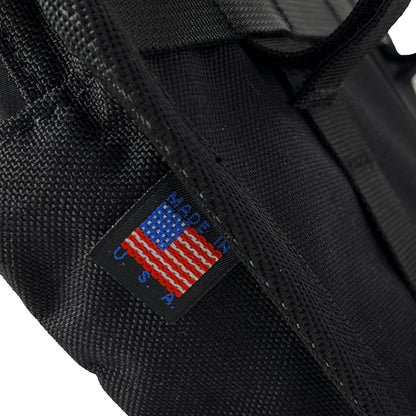 Motorcycle T-BAR Handlebar Bag, Fits Harley Davidson, Keeps your Essentials at you Fingertips, Cordura shell, Made In The USA!