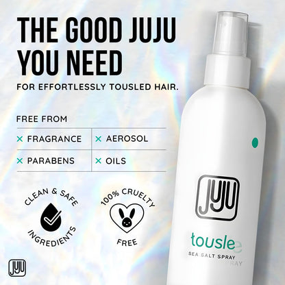 Tousle Sea Salt Spray for Men & Women 8 Fl Oz Made in USA (New Formula)-Natural Sea Salt Spray for Hair, Hair Texturizer for Women, Artificial Fragrance-Free Texture Sprays, Surfer Texturizer for Men