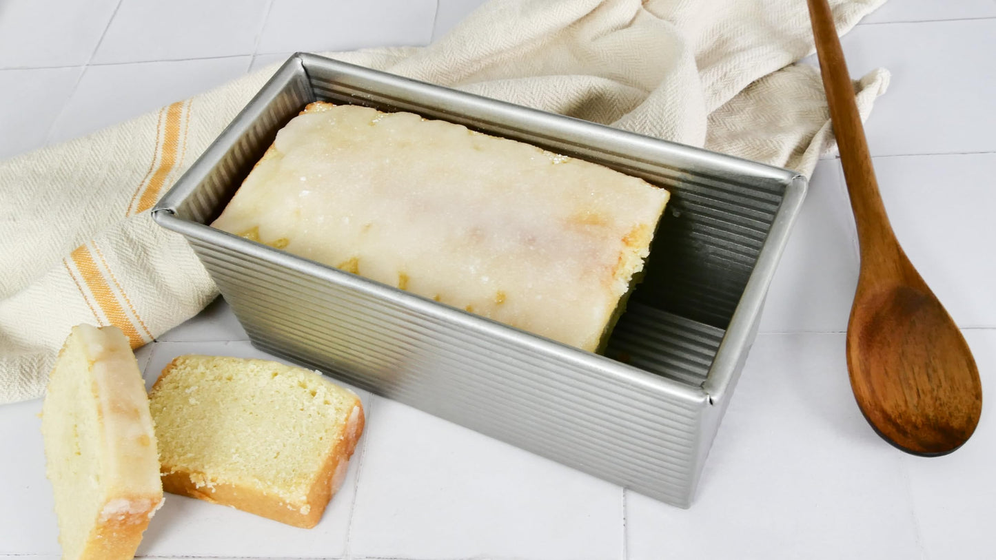 USA Pan Bakeware Pullman Loaf Pan With Cover, 9 x 4 inch, Nonstick & Quick Release Coating, Made in the USA from Aluminized Steel