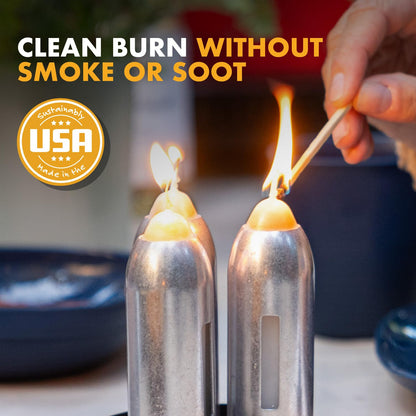UCO 18-Hour Natural Beeswax Long-Burning Candles for UCO Candle Lanterns and Emergency Preparedness