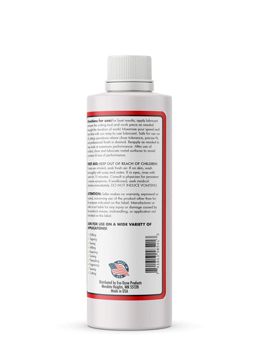 Cutting Oil, Cutting Fluid 8-OZ, Made in The USA | Cutting Oil for Drilling, Tapping, Milling | Professional Grade Fluid - Safe on Metal & Glass by Evo Dyne
