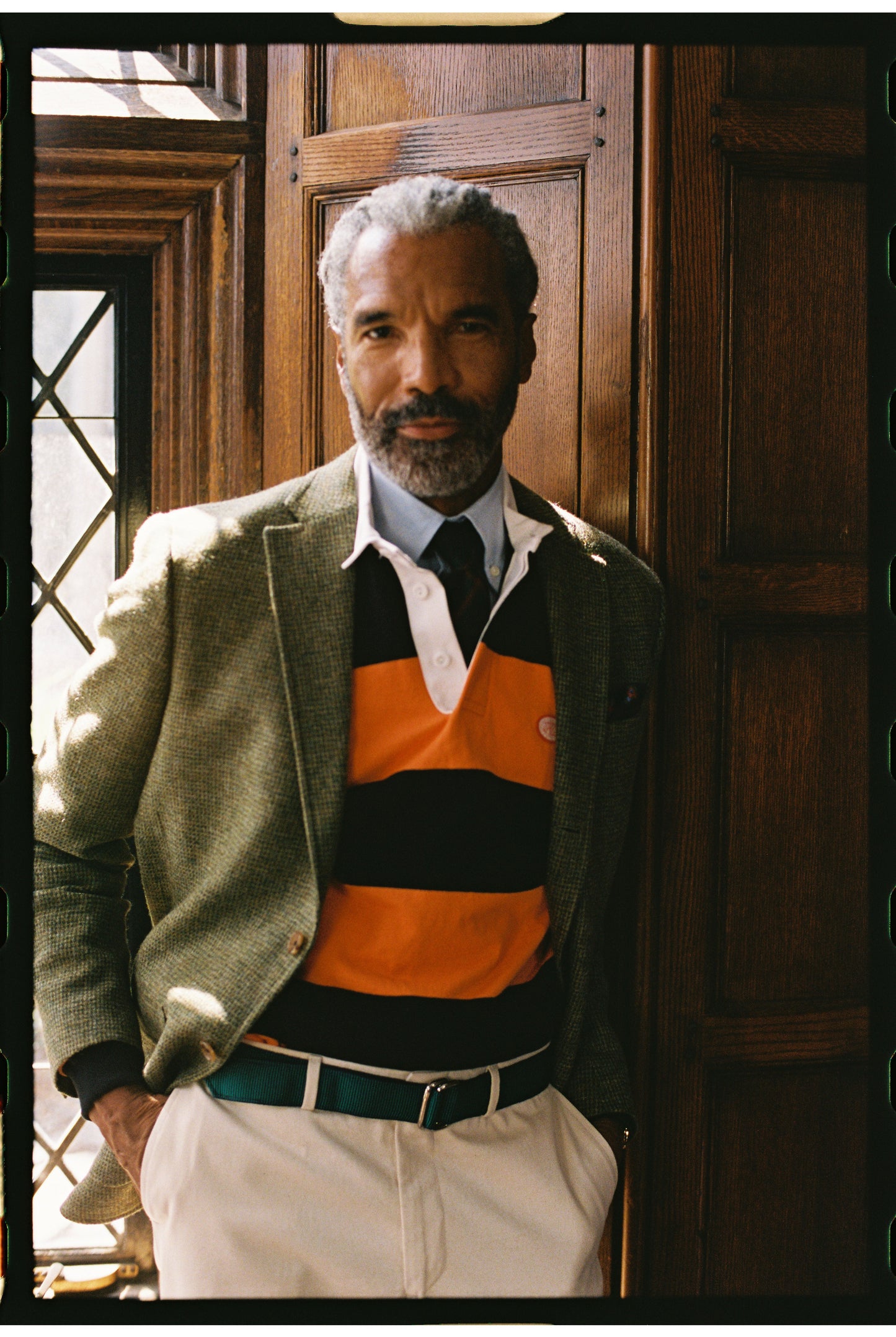 Made-in-USA Olive Tic Weave Cheviot Tweed Sport Coat - Custom Make