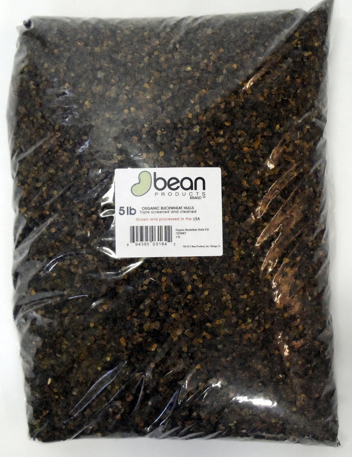 Buckwheat Hull Fill - Organic grown in USA