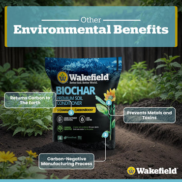 Wakefield Premium Indoor Potting Soil - Professional Biochar & Probiotics with CarbonBoost Technology - Ultimate Organic Potting Mix for Indoor & Outdoor Plants, Succulents & House Plants - 4Quarts