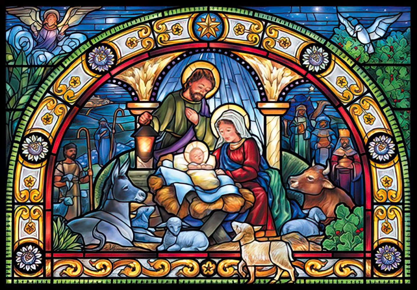 Leanin' Tree - Made In USA - 20 Religious Christmas Cards Boxed with Envelopes, Merry Christmas Cards 2025, Send Heartfelt Messages for the Season of Faith and Joy