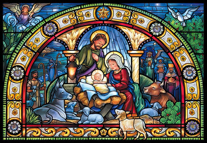 Leanin' Tree - Made In USA - 20 Religious Christmas Cards Boxed with Envelopes, Merry Christmas Cards 2025, Send Heartfelt Messages for the Season of Faith and Joy
